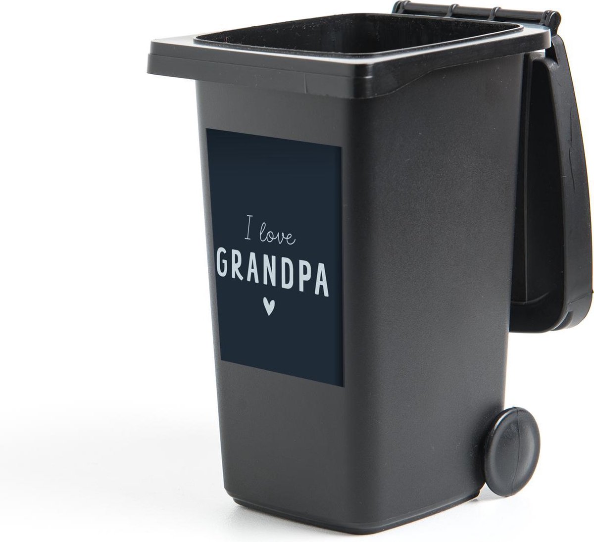 Container sticker Quotes - Spreuken - I love grandpa - Vaderdag - 40x60 cm - Kliko sticker