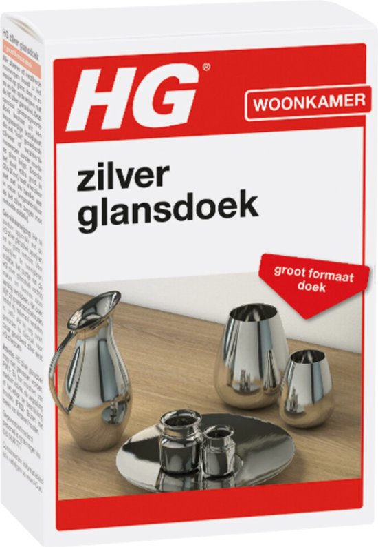 HG zilver glansdoek 1st