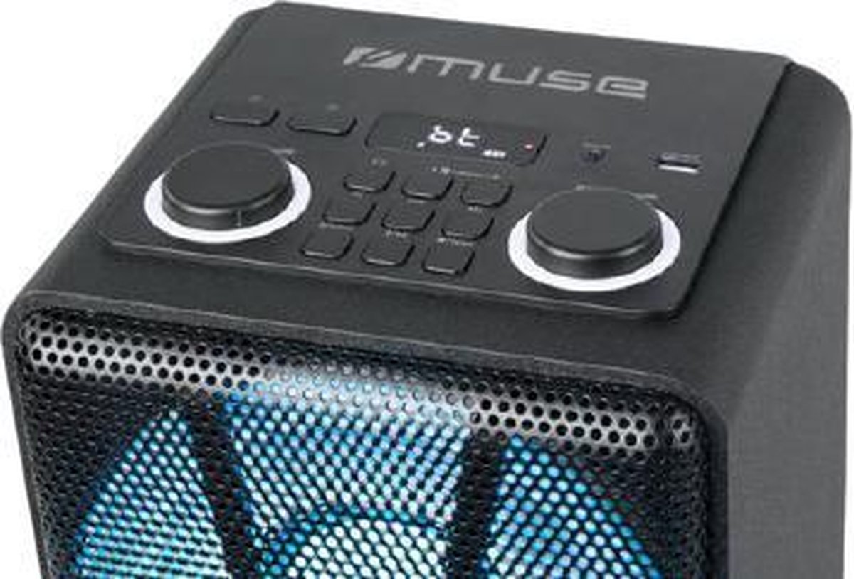 Muse M-1805 DJ enceinte portable Enceinte portable stéréo Noir