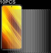 Voor Geschikt voor Xiaomi Poco X3 10 STUKS 0.26mm 9H 2.5D Gehard Glas Film