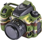 PULUZ zachte siliconen beschermhoes voor Nikon D750 (camouflage)