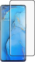 Voor OPPO Reno3 Pro 9H HD 3D gebogen gehard glasfilm (zwart)