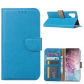 FONU Boekmodel Hoesje Samsung Galaxy Note 10 Plus - Turquoise