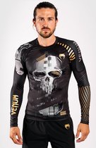 Venum SKULL Rash Guards L/S Zwart Goud maat XXL