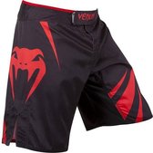 MMA Fight Shorts Challenger Black Red Venum MMA Kleding XL - Jeansmaat 36/37