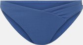 Knitted Blue V-detail bikinibroekje blauw