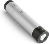 VSSL Flask Silver - Veldfles met kompas en zaklamp