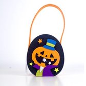 2 STUKS Halloween Snoep Zakken Stof Vilt Halloween Trick or Treat Snoep Opslag Mand kinderen Winkelmand (B Sectie)