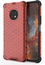 Voor Huawei Enjoy 20 Pro schokbestendige honingraat pc + TPU-hoes (rood)