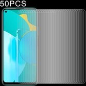 Voor Huawei Honor 30 S 50 STKS Half-scherm Transparant Gehard Glas Film