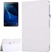 Voor Galaxy Tab A 10.1 / T580 Litchi Textuur Magnetische Horizontale Flip Leren Case met Houder & Slaap / Wekfunctie (Wit)