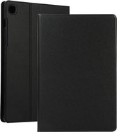 Voor Samsung Galaxy Tab A7 / T500 Horizontale flip-elasticiteit PU + TPU lederen tas met houder (zwart)