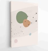 Abstract art nature background vector. Modern shape line art wallpaper 4 - Moderne schilderijen – Vertical – 1934300813 - 80*60 Vertical