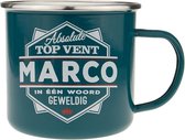 Mok - Top vent - Marco - Geëmailleerd - In cadeauverpakking