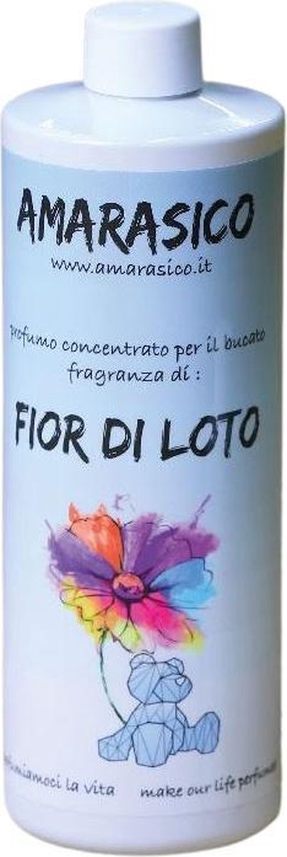 Amarasico Wasparfum Lotusbloem - 100 ml – Frisse was – Heerlijke geur – Textielverfrisser – Wasverzachter – Bloemengeur