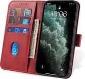 Manyaari Telefoonhoesje - Flip Cover - Geschikt Voor Apple IPhone 12 Pro Max - Rood