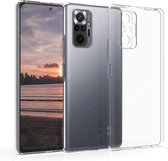 Hoesje Geschikt voor Xiaomi Redmi Note 10 Pro / Redmi Pro Max Hoesje - Note 10 Pro Transparant Hoesje / silicone hoesje Clear TPU Case cover