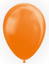 Wefiesta Ballonnen Pearl 30 Cm Latex Oranje 25 Stuks