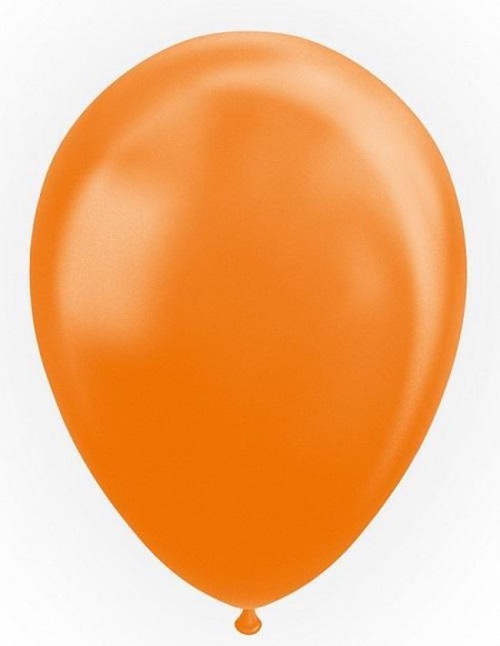 Wefiesta Ballonnen 30,5 Cm Latex Oranje Parelmoer 25 Stuks