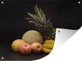 Morceaux d'affiche de jardin de fruits en vrac 80x60 cm - Toile de jardin / Toile d'extérieur / Peintures d'extérieur (décoration de jardin)
