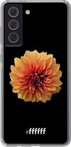 6F hoesje - geschikt voor Samsung Galaxy S21 FE -  Transparant TPU Case - Butterscotch Blossom #ffffff