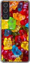 6F hoesje - geschikt voor Samsung Galaxy S21 FE -  Transparant TPU Case - Gummy Bears #ffffff