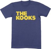 The Kooks Heren Tshirt -L- Logo Blauw