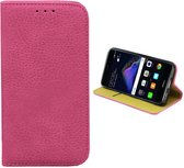 Klaphoesje - Telefoonhoesje met pashouder - Hoesje voor Huawei P10 - Roze