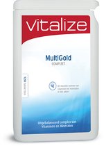 Vitalize MultiGold Compleet 120 tabletten - De absolute nummer 1 Multivitamine - Alle benodigde vitaminen, B-vitaminen in de actieve vorm, mineralen, spoorelementen en bio-actieve