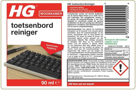 dennenboom Mondstuk Pennenvriend HG toetsenbordreiniger - 90ml - voor alle soorten toetsenborden - snel en  effectief | bol.com