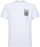 Emporio Armani EA7 Ronde Hals T-Shirt - Heren - Wit - Maat XS