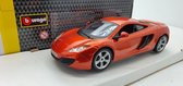 Bburago 1:24 McLaren MP4-12C, Geel metallic