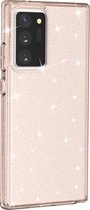 Mobigear Glitter Hardcase Hoesje - Geschikt voor Samsung Galaxy Note 20 Ultra - Goud