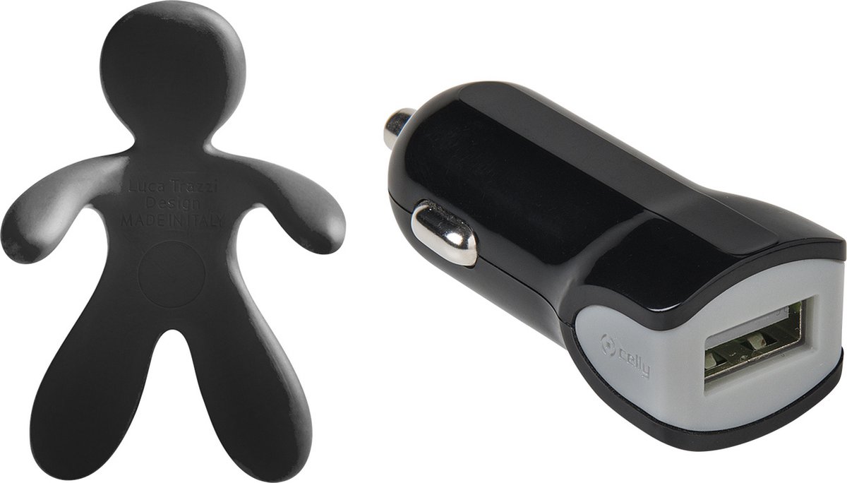 Celly Autolader Giulio & Cesare 12,5 Cm Zwart 2-delig