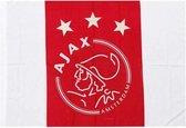 Ajax Vlag 100x150 Cm Rood/wit Logo