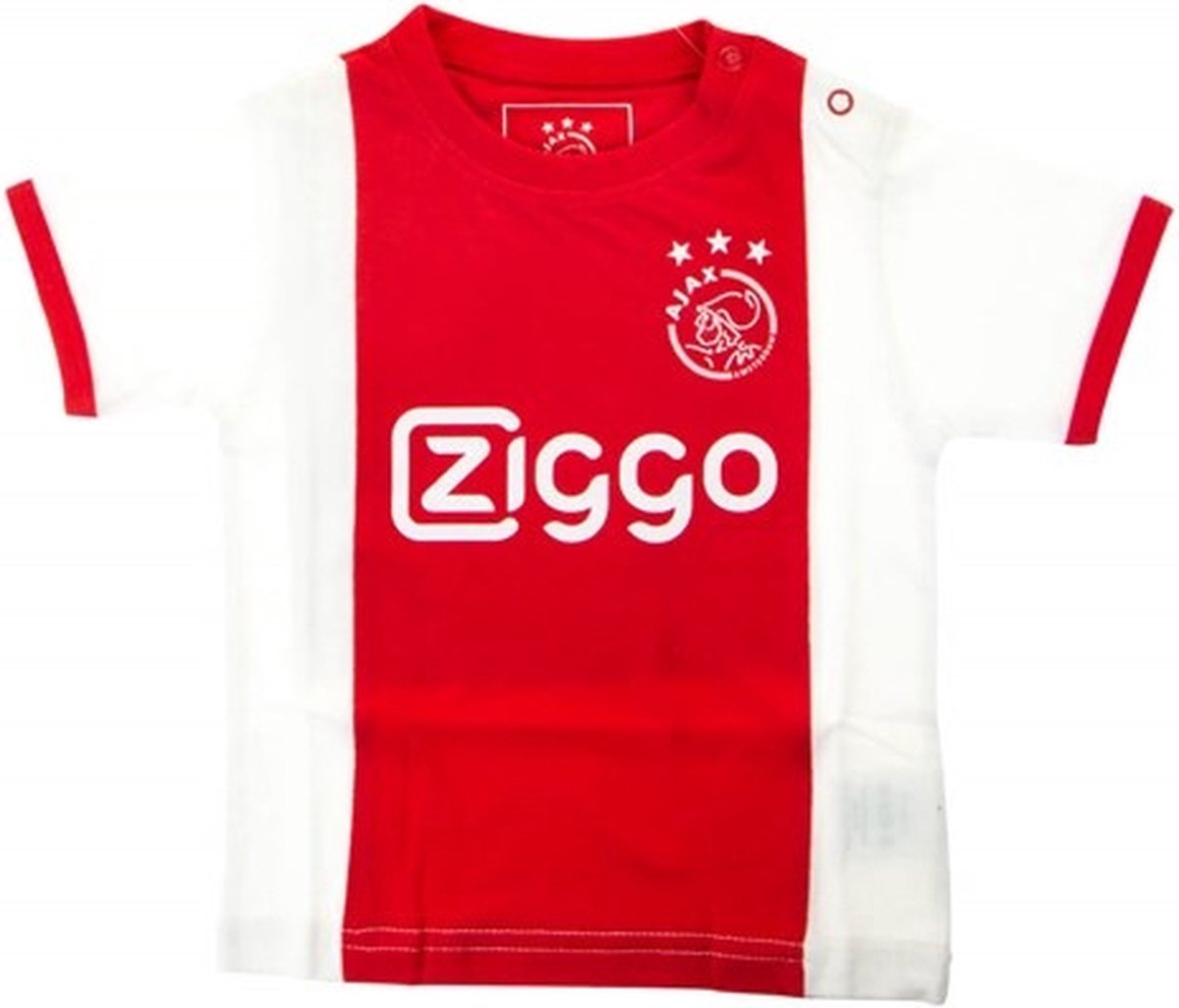 Ajax baby t-shirt - wit/rood - maat 86-92 | bol.com