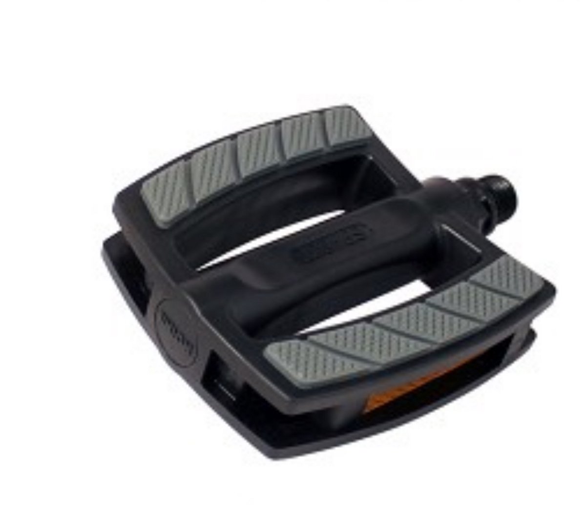 Union pedaal SP-827 electrische fiets, PVC zwart/grijs, 9/16. hangverpakking