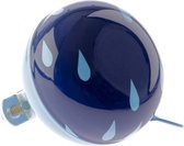 fietsbel Drops ding-dong staal 60 mm blauw