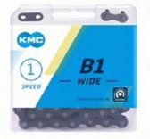 ketting B1 breed 1/2 x 1/8 inch 112S single speed zwart