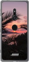 6F hoesje - geschikt voor Sony Xperia XZ2 -  Transparant TPU Case - Pretty Sunset #ffffff