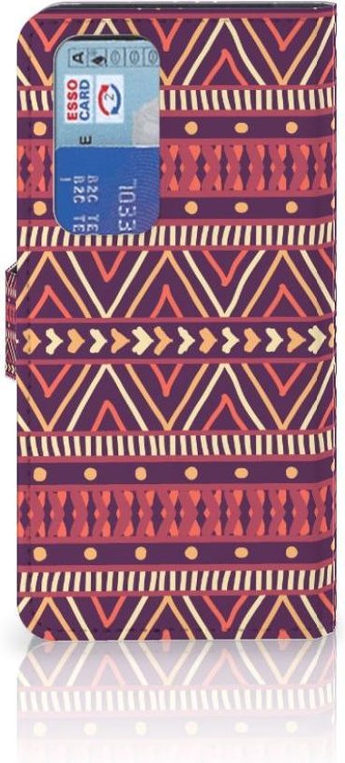 Étui pour téléphone portable OPPO Find X3 Neo 5G Bookcase Aztec Violet