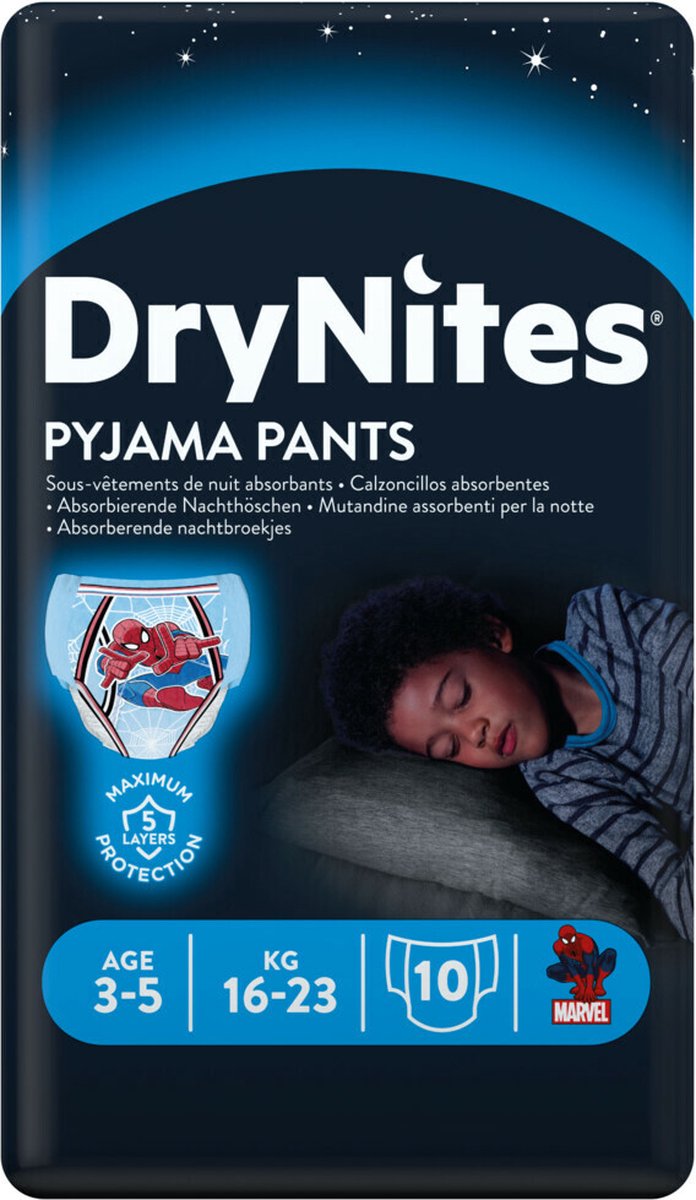 Huggies Drynites Boy Sm 10-Luiers