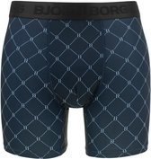 Björn Borg performance microfiber boxer tennis net blauw - XL