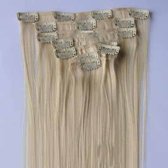 Clip in hairextensions 7 set straight blond - 613#