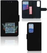 Telefoonhoesje OPPO Find X3 Neo 5G Wallet Bookcase met Quotes Boho Beach