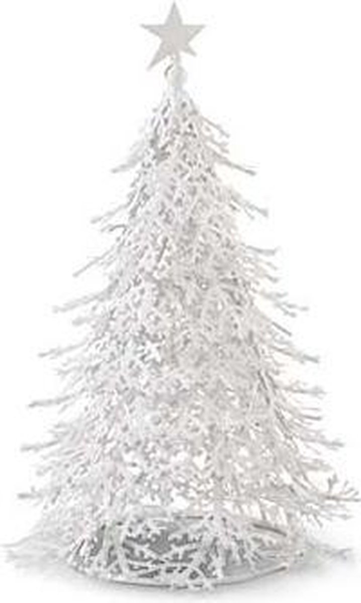 Philippi ARBRE Waxinelichthouder - Kerstboom - Staal - Wit