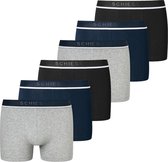Schiesser Heren Shorts / Pants 6er Pack - 95/5 - Organic Cotton