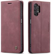 CaseMe Book Case - Samsung Galaxy A32 5G Hoesje - Bordeaux