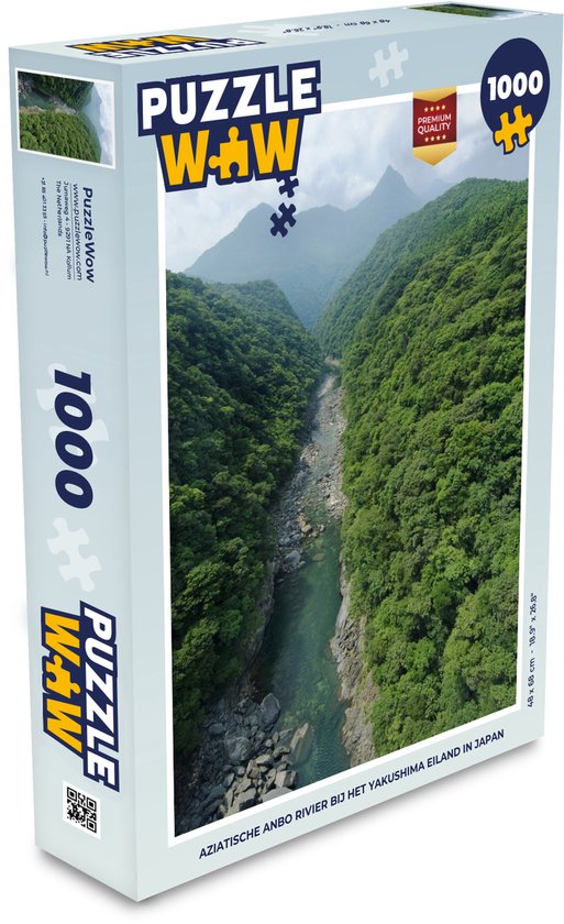 Puzzel Aziatische Anbo rivier bij het Yakushima eiland in Japan - Legpuzzel  - Puzzel... | bol.com