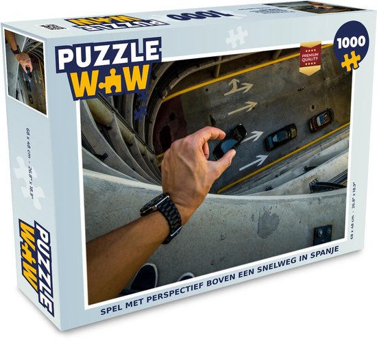 vloeistof regeling interview Puzzel Spel met perspectief boven een snelweg in Spanje - Legpuzzel - Puzzel  1000... | bol.com